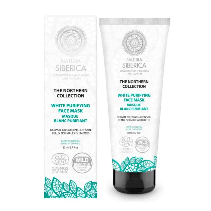 Natura siberica Maschera viso The Northern Collection Bianca 60ml