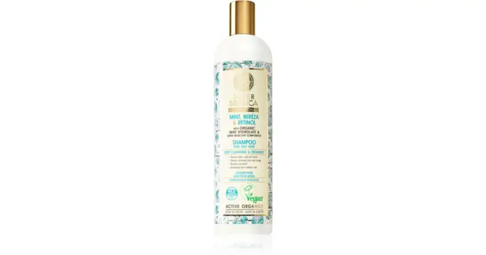 Natura siberica Menta Abedul Retinolo Shampoo Professionale Cabello Grasso 400ml