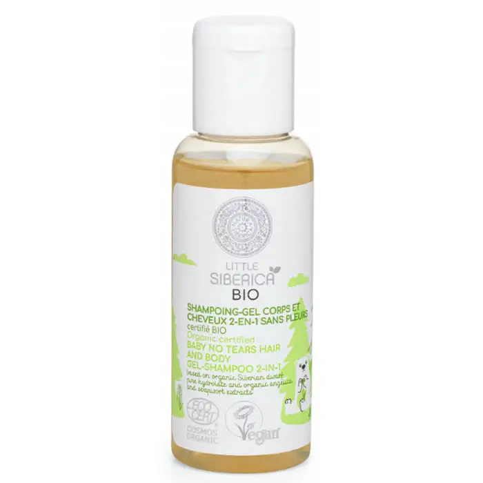 Natura siberica Shampoo Gel Corpo e Capelli Baby No Tears certificato biologico 2in1 50ml