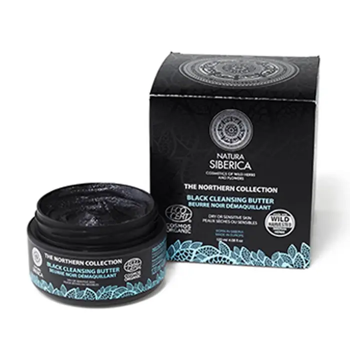 Natura siberica The Northern Collection Burro Detergente Nero 120ml