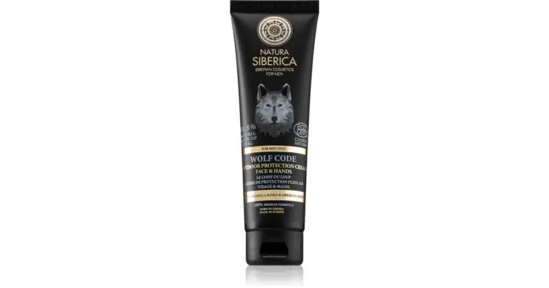 Natura siberica Wolf Code Crema Protettiva Esterna Viso E Mani 80ml