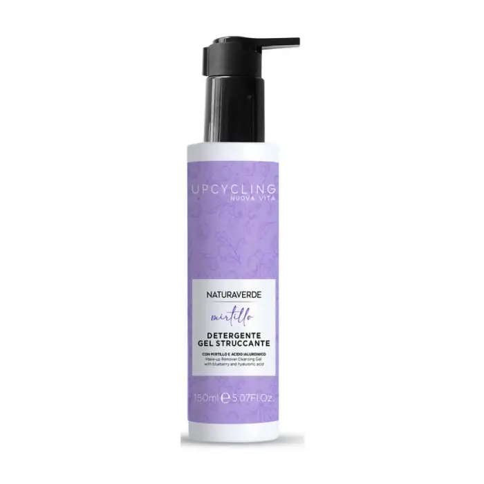 Natura verde Upcycling Mirtillo gel detergente per il viso 150 ml