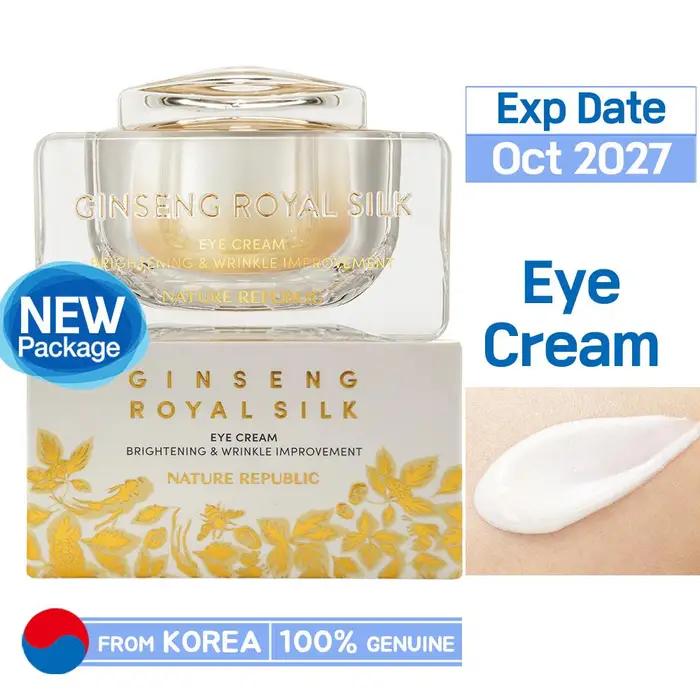 [NATURE REPUBLIC] Crema contorno occhi Ginseng Royal Silk 25ml 1pc + Sample Gifts
