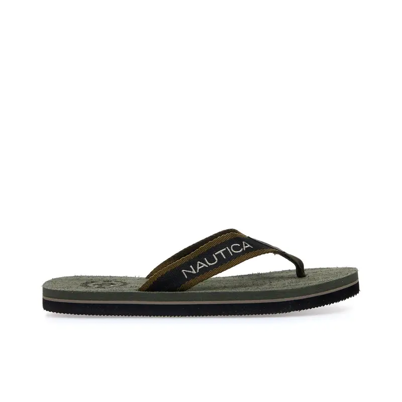 NAUTICA Ciabatte verdi da mare modello infradito