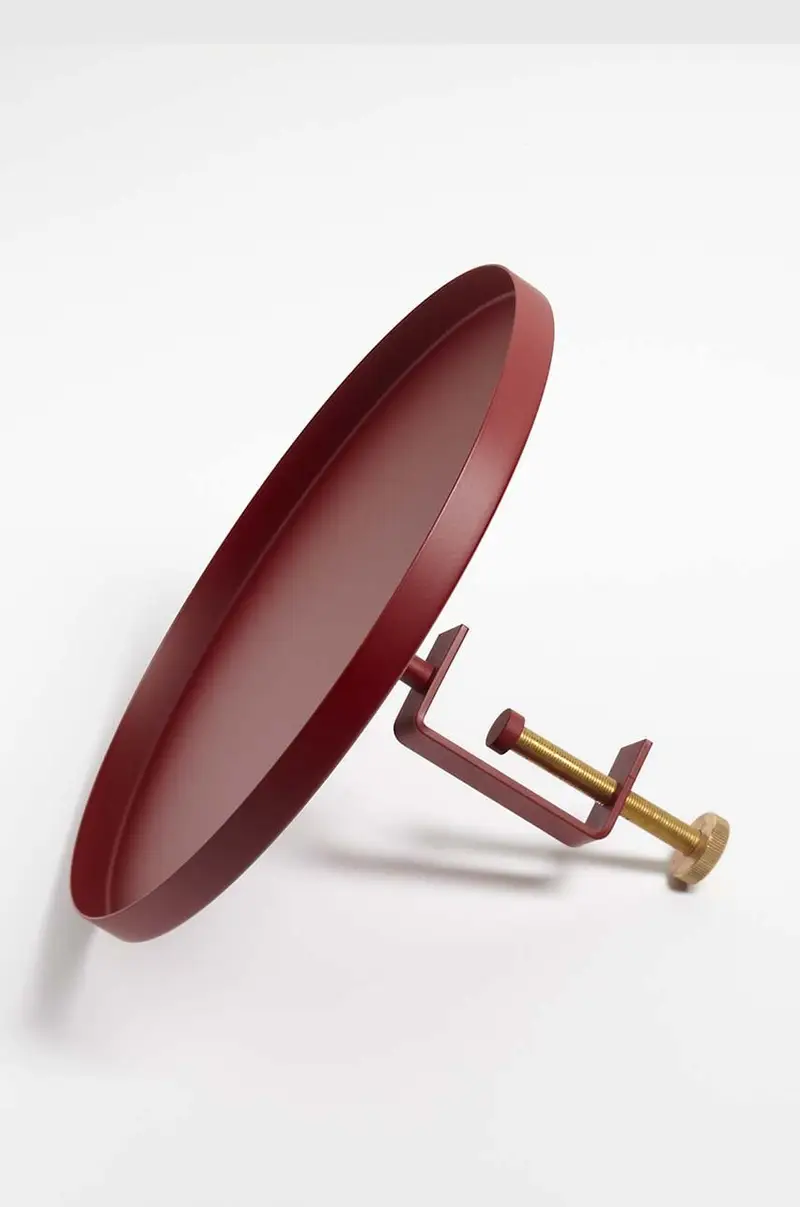 Navet vassoio decorativo con morsetto Clamp Granata