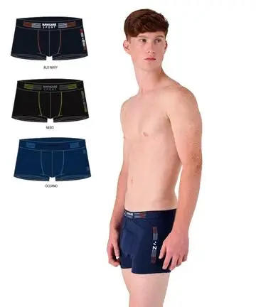 Navigare Boxer da ragazzo in cotone elasticizzato 21588J