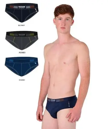Navigare Slip ragazzo in cotone elasticizzato 21589J