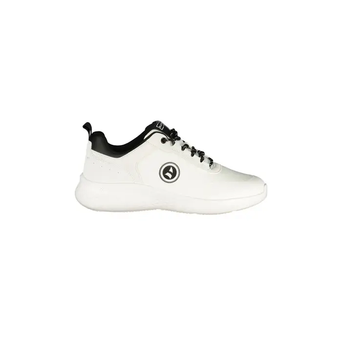 Navigare Sneakers Uomo Bianche Dettagli a Contrasto Bianco