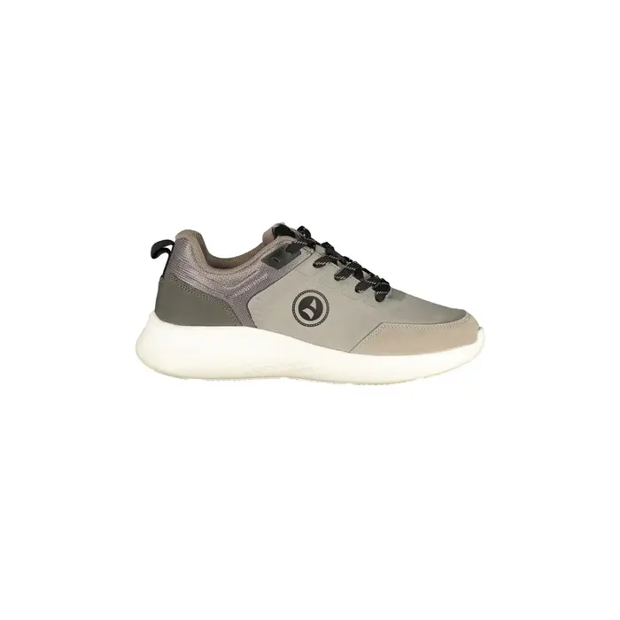 Navigare Sneakers Uomo Grigie Stampa Logo Grigio
