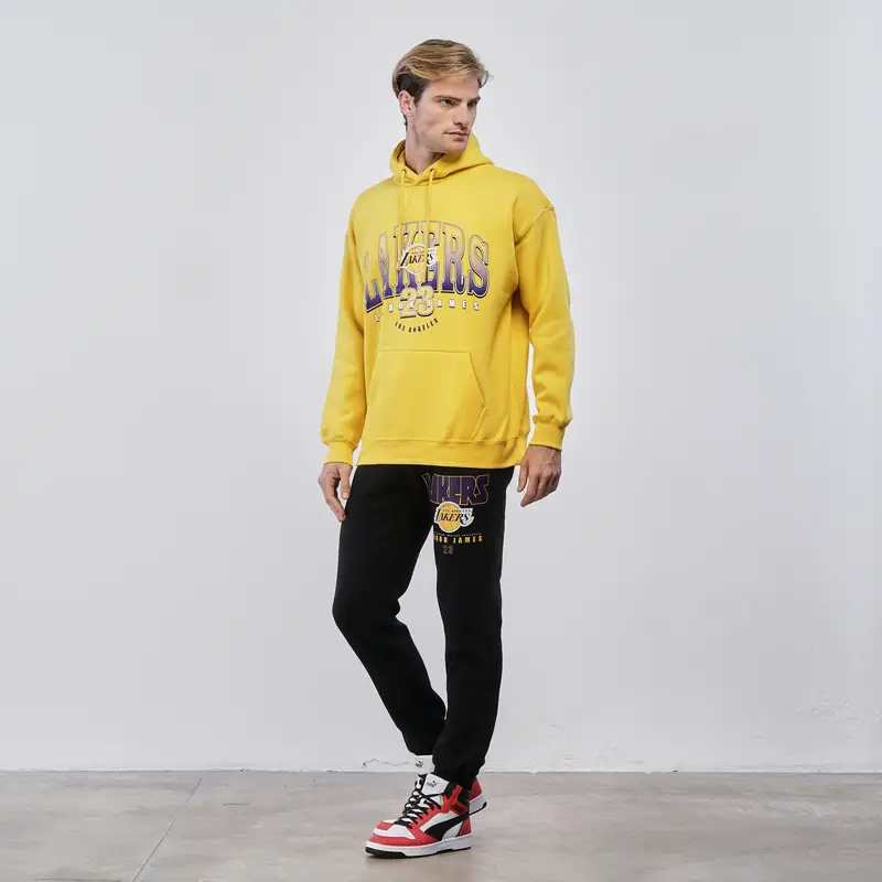 NBA Pantaloni sportivi neri da uomo con logo