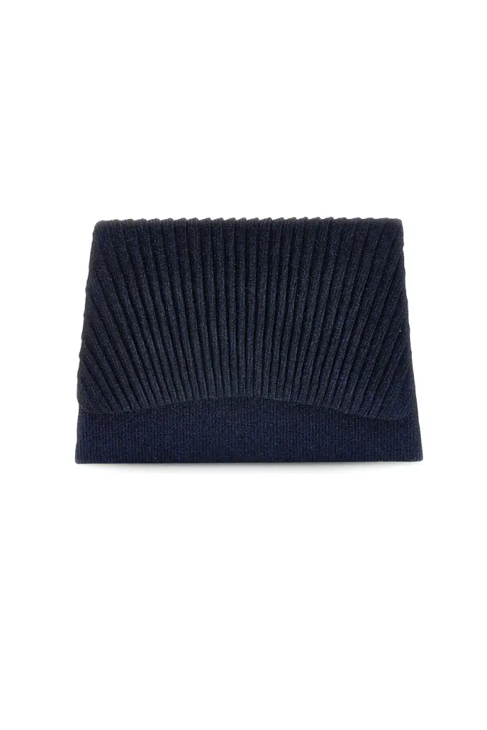 Pochette blu con glitter Nbg SERA/3534 [BLU]