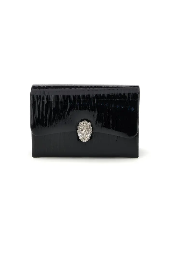 Pochette nera con fibbia gioiello Nbg SERA/3512 [NERO]