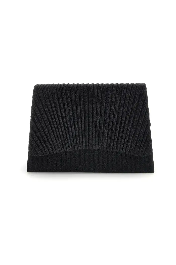 Pochette nera con glitter Nbg SERA/3534 [NERO]