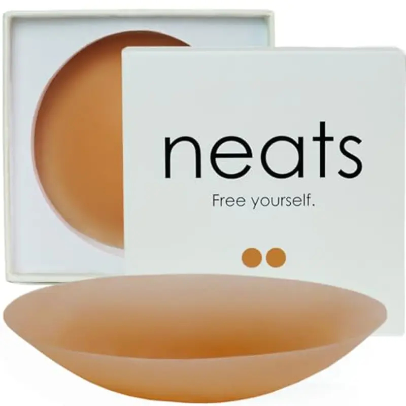NEATS Copricapezzoli da Donna, Reggiseno Invisibile Adesivo Riutilizzabile in Silicone Ipoallergenico, Nipple Covers Capezzolo Copre Petalo