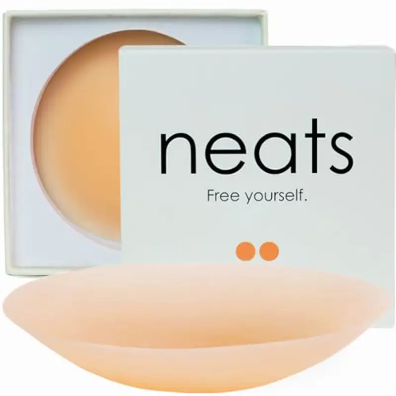 NEATS Copricapezzoli da Donna, Reggiseno Invisibile Adesivo Riutilizzabile in Silicone Ipoallergenico, Nipple Covers Capezzolo Copre Petalo