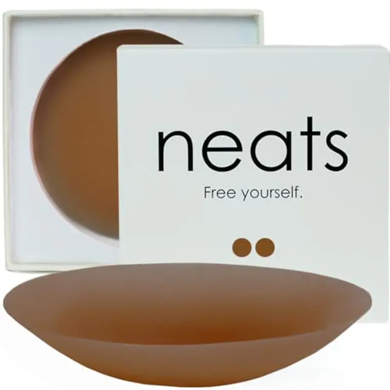 NEATS Copricapezzoli da Donna, Reggiseno Invisibile Adesivo Riutilizzabile in Silicone Ipoallergenico, Nipple Covers Capezzolo Copre Petalo