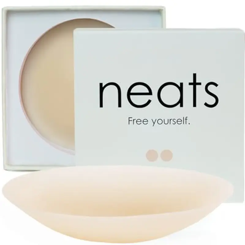 NEATS Copricapezzoli da Donna, Reggiseno Invisibile Adesivo Riutilizzabile in Silicone Ipoallergenico, Nipple Covers Capezzolo Copre Petalo