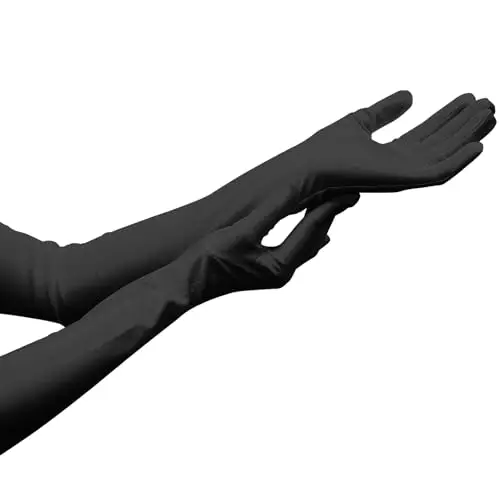 NebulaGlam Guanti Donna Nero 3464401