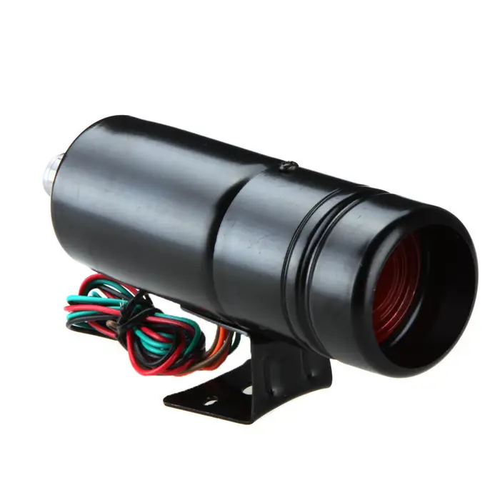 Neoglint Contagiri regolabile 1K-11K RPM Indicatore tachimetro Cambio in alluminio Luce LED blu/rossa Superficie nera rosso