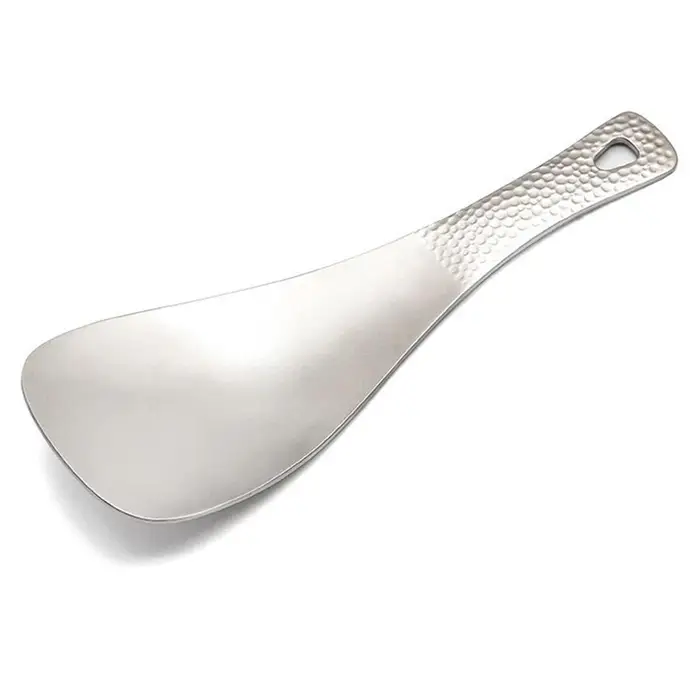 Cucchiaio per riso in titanio, ultraleggero, ecologico, spatola da cucina, pala per campeggio all aperto, zaino in spalla