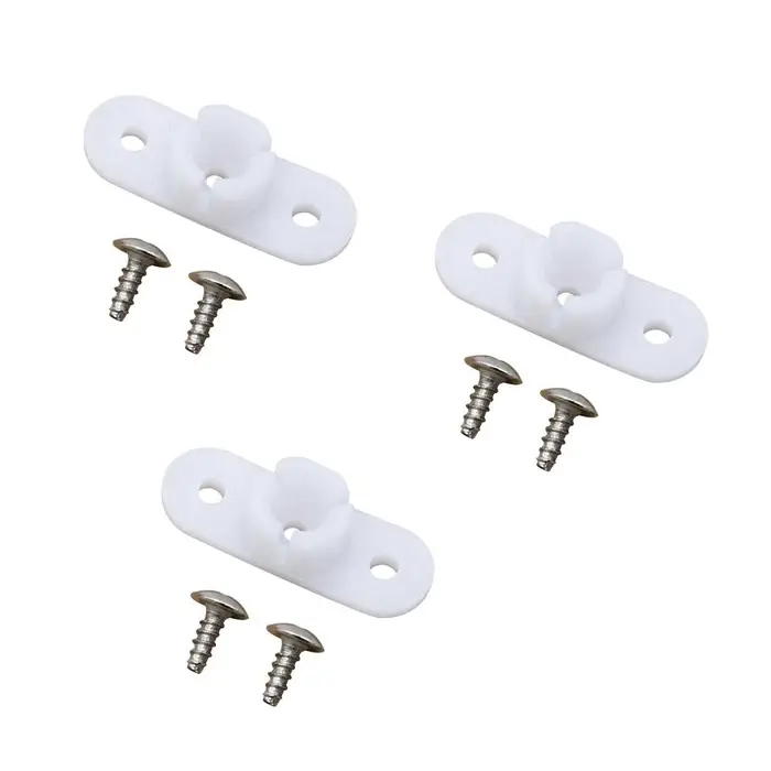 Neoglint Kit clip per faro con presa per trimmer faro adatto per Land Rover Discovery 1 2 bianco