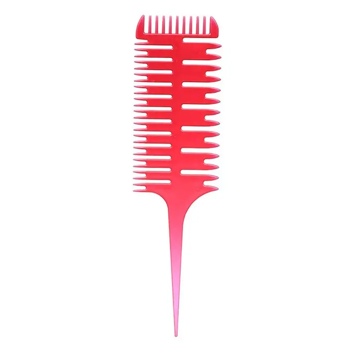 Neoglint Pettine per Tintura Capelli Pettine per Sezionatura a 3 Vie Pettine per Mèches Professionale Pettine per Tessitura Weave Styling