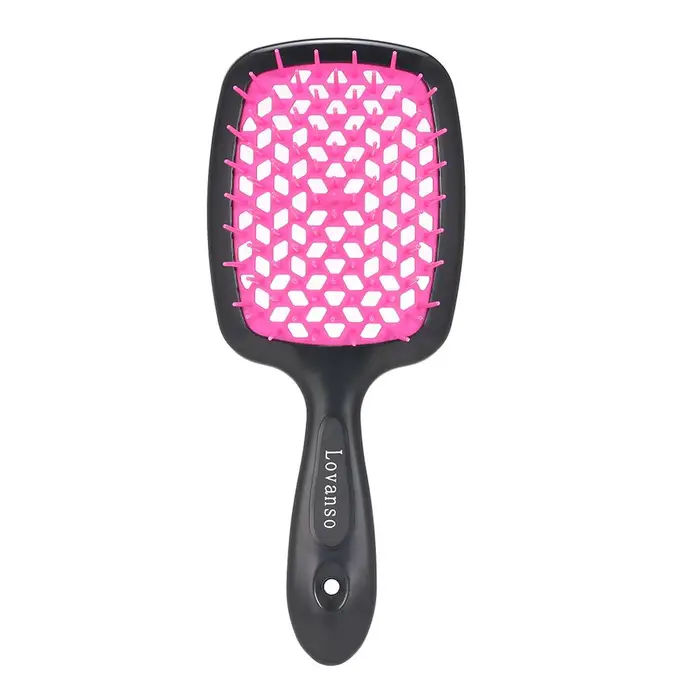 Neoglint Spazzola per capelli Spazzola antistatica Districante Spazzola per capelli Massaggiante Pettine morbido Stiratura dei capelli e