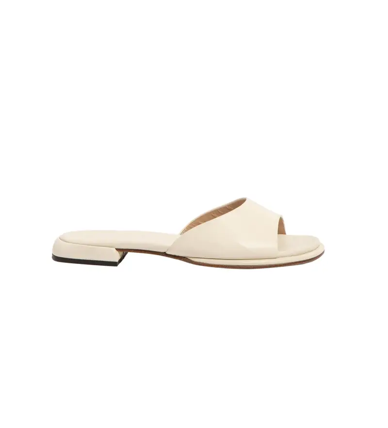 Neosens per donna 3315311ZZ003_020 Sandali pala in pelle S3153 beige, Basso, Nessuno, Casual