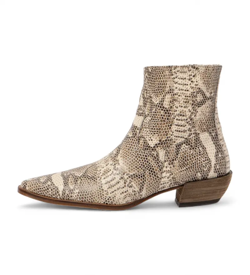 Neosens per donna 3335311SM003_ESP Stivaletti in pelle S3353 beige, 3 a 5cm, Cerniera, Casual