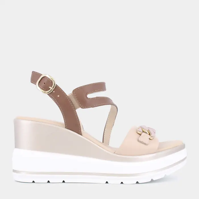 Sandali Nero Giardini da Donna, beige