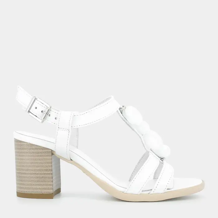 Sandali Nero Giardini da Donna, bianco