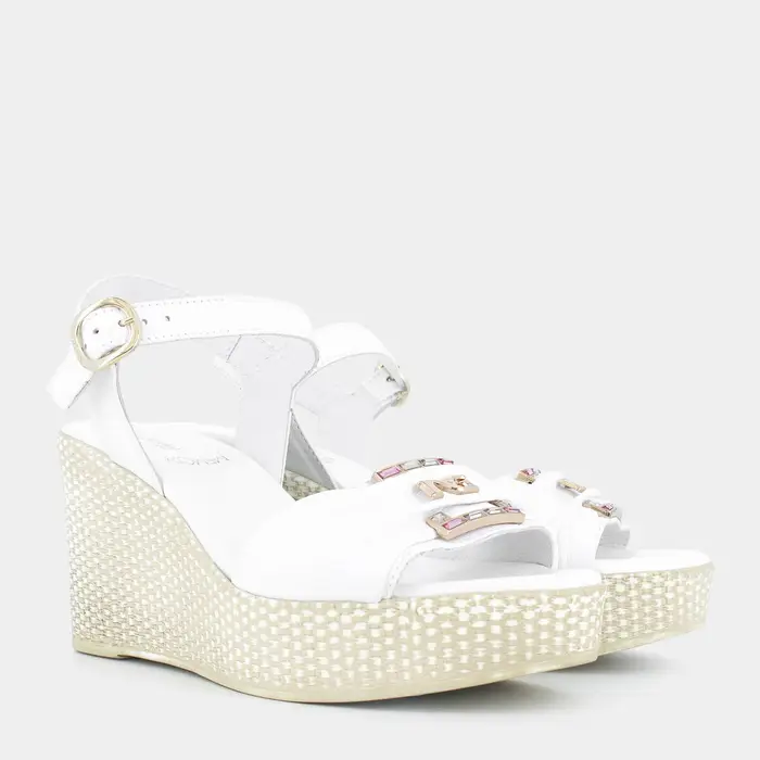 Sandali Nero Giardini da Donna, bianco