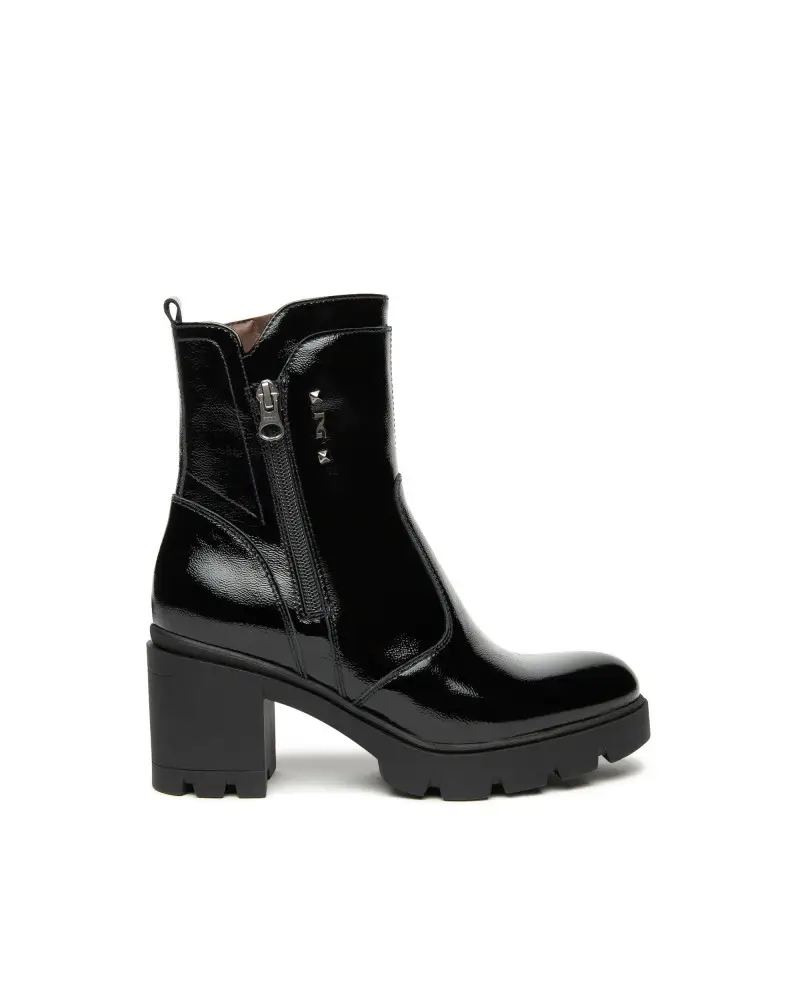 NERO GIARDINI stivaletti donna in naplak nero i514880d100