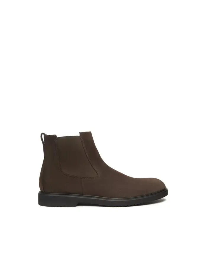 NERO GIARDINI stivaletti uomo scamosciato t.moro i500851u300 MARRONE