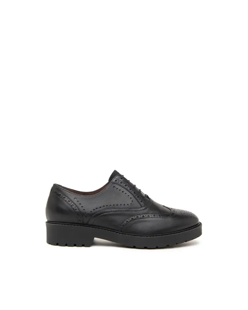NERO GIARDINI stringate donna in pelle nero i411450d100