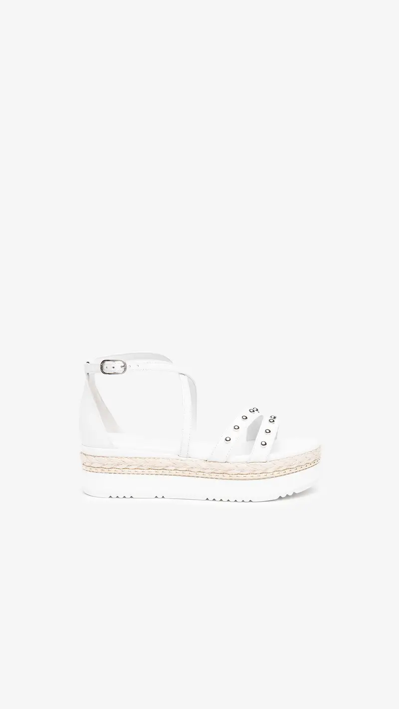 NeroGiardini Outlet Sandali Donna in Pelle - Bianco