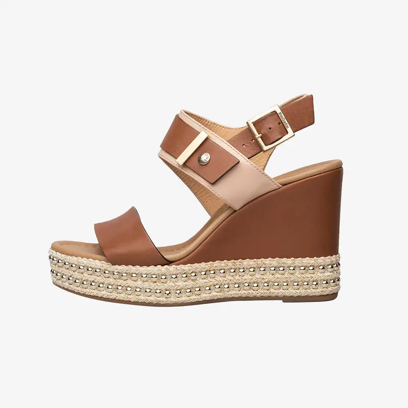 NeroGiardini Outlet Sandali Donna in Pelle - Marrone