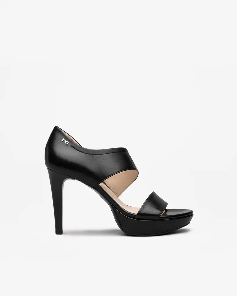 NeroGiardini Outlet Sandali Donna in Pelle - Nero
