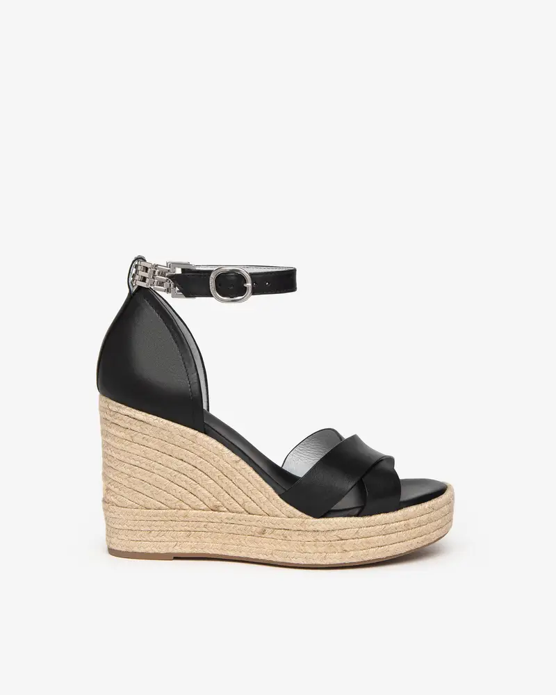 NeroGiardini Outlet Sandali Donna in Pelle - Nero