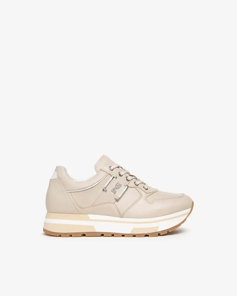 NeroGiardini Outlet Sneakers Donna in Pelle - Avorio