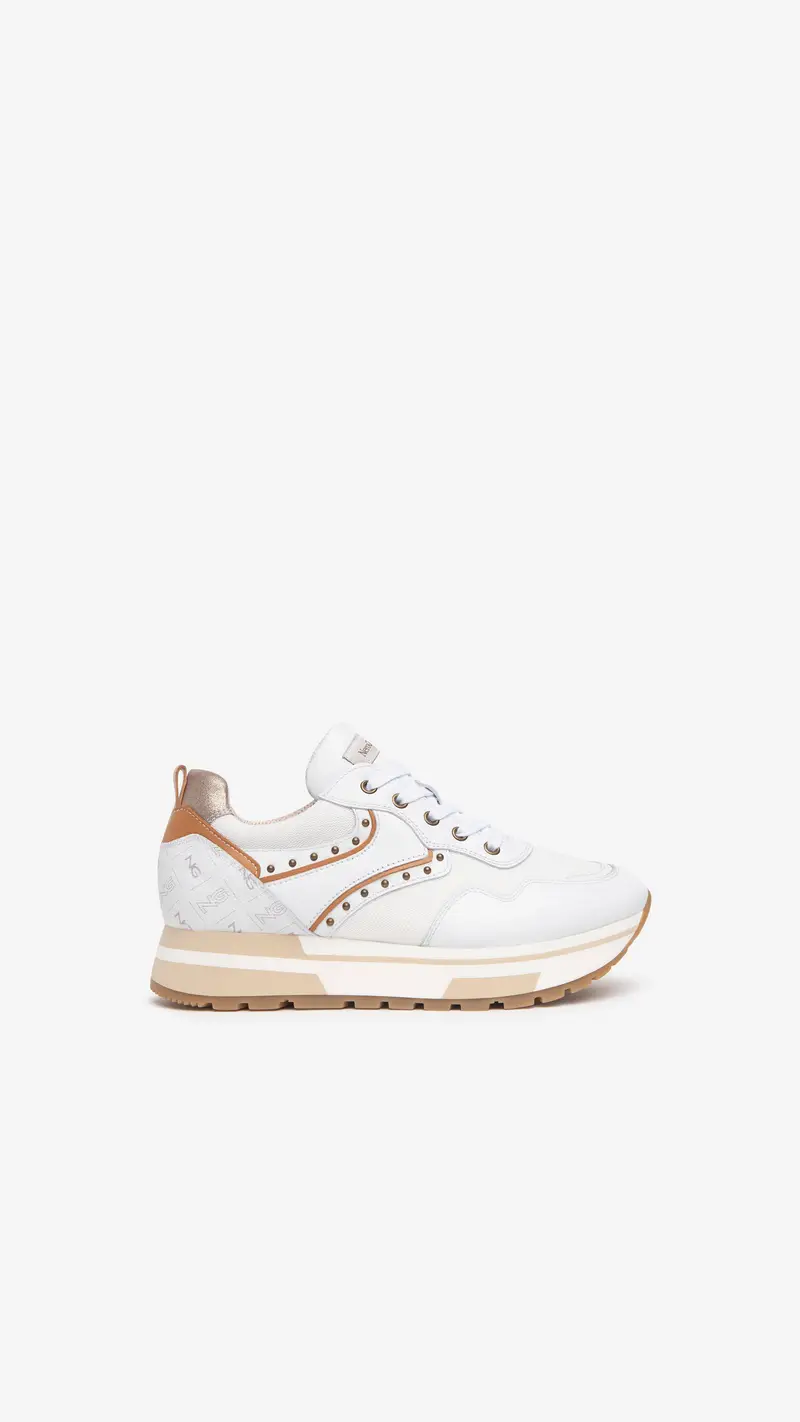 NeroGiardini Outlet Sneakers Donna in Pelle - Bianco