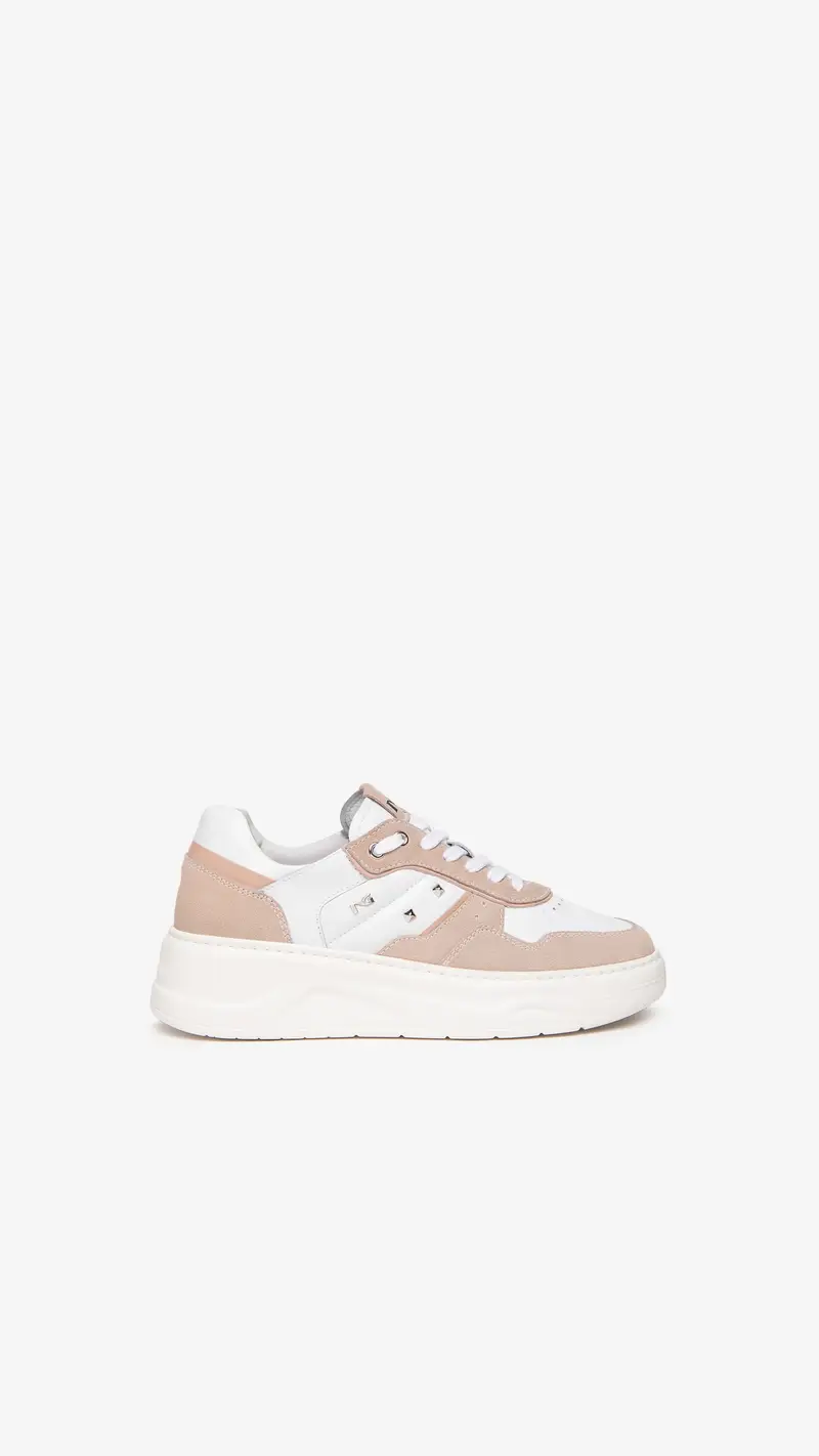 NeroGiardini Outlet Sneakers Donna in Pelle e Camoscio - Rosa