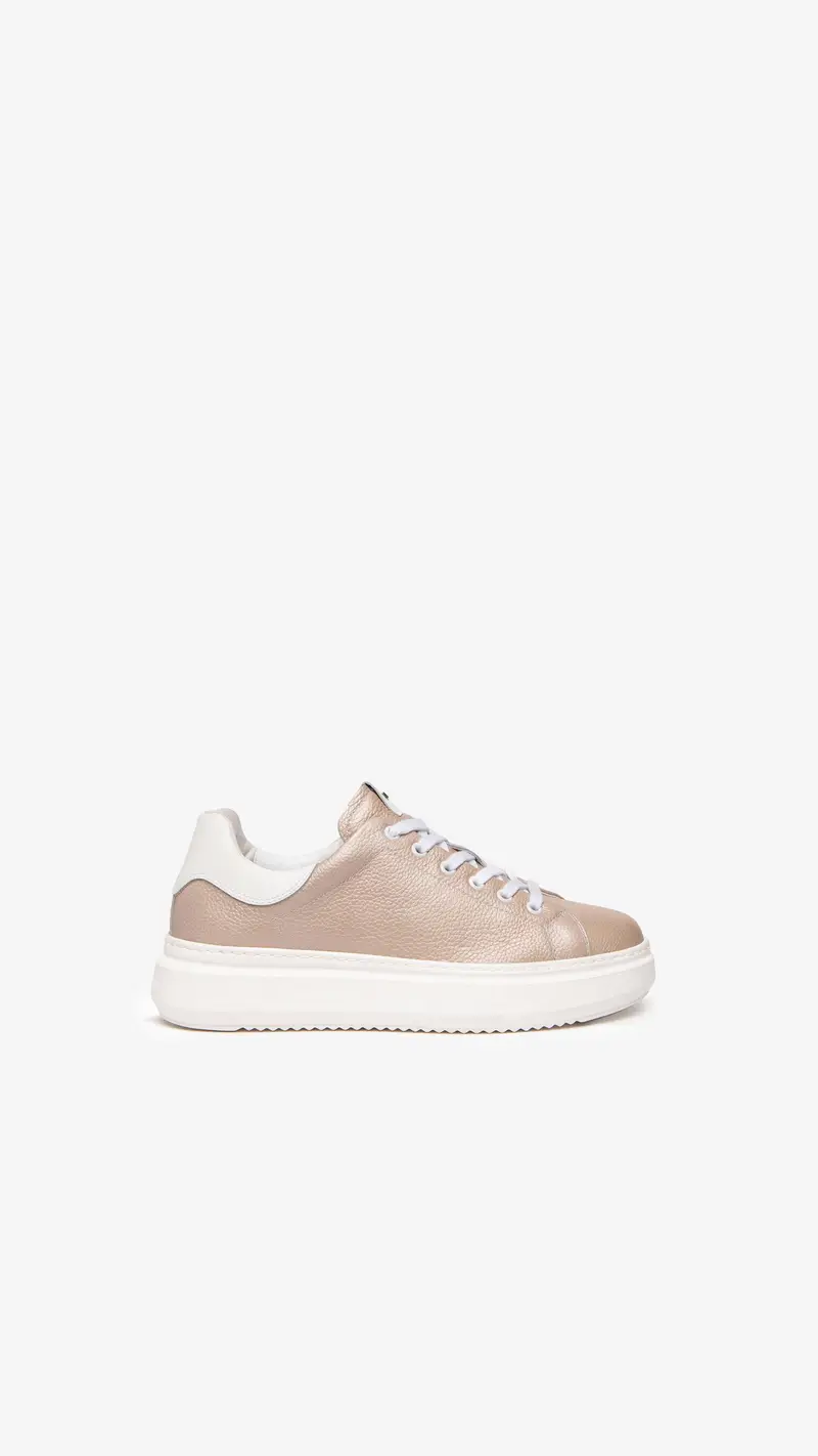 NeroGiardini Outlet Sneakers Donna in Pelle - Oro
