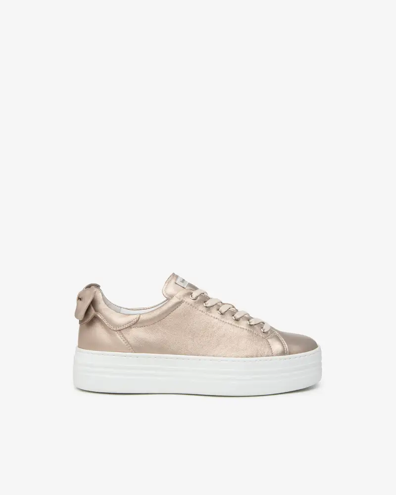 NeroGiardini Outlet Sneakers Donna in Pelle - Oro