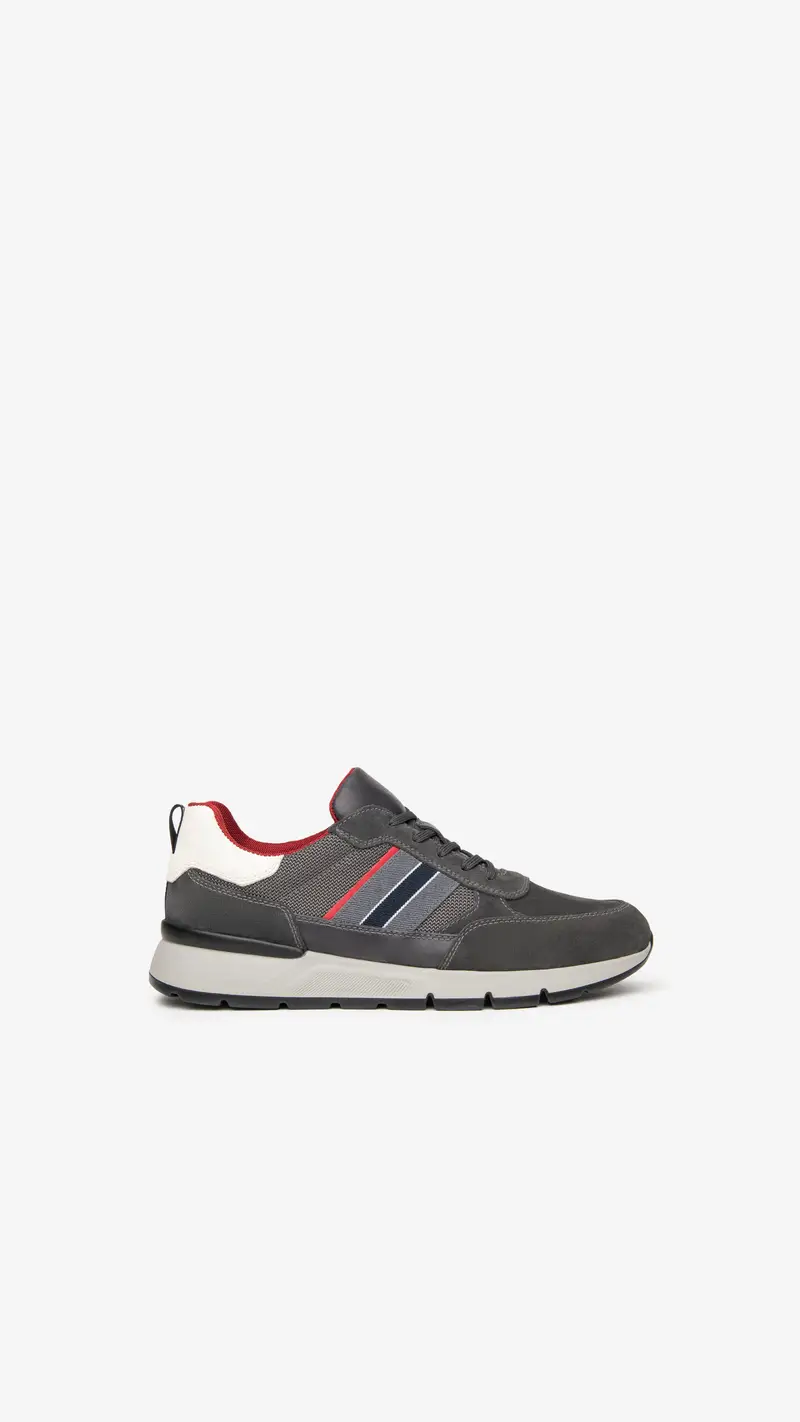 NeroGiardini Outlet Sneakers Uomo in Camoscio - Grigio