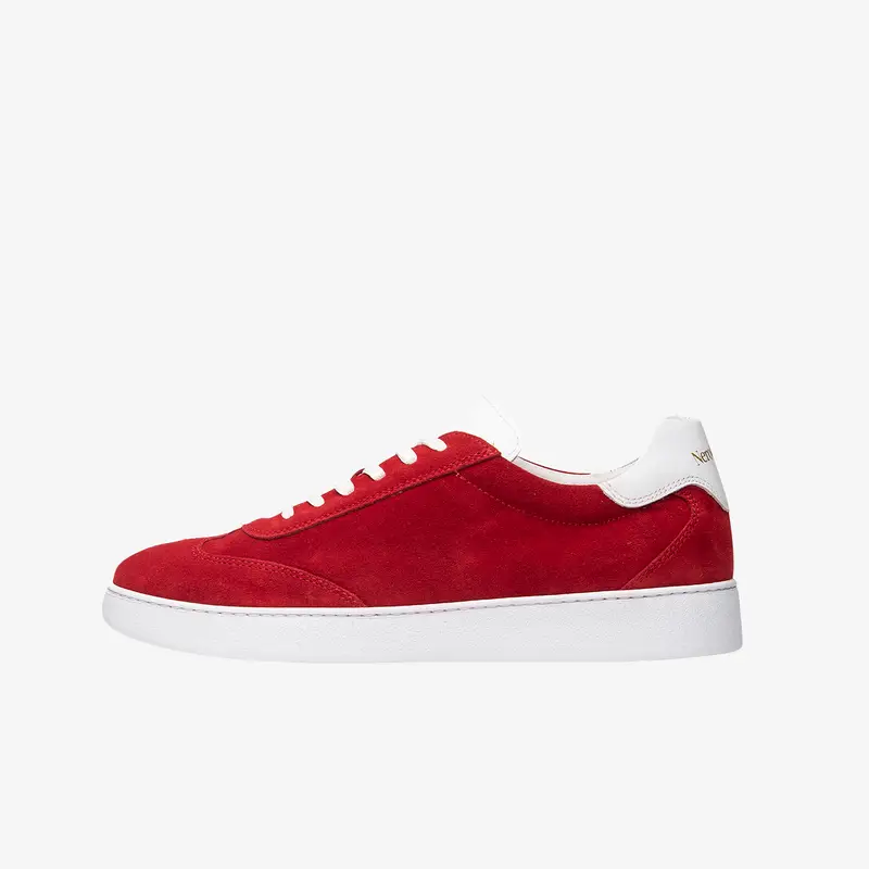 NeroGiardini Outlet Sneakers Uomo in Pelle e Camoscio - Rosso