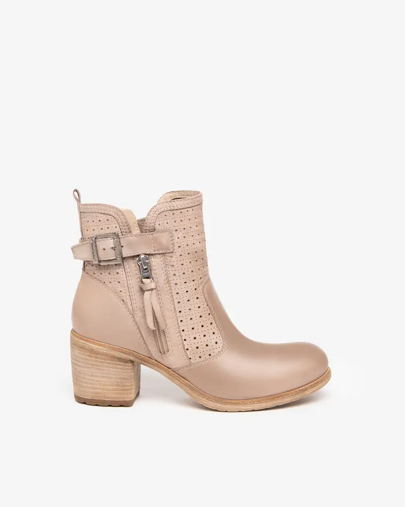 NeroGiardini Outlet Stivaletti Donna in Pelle - Beige