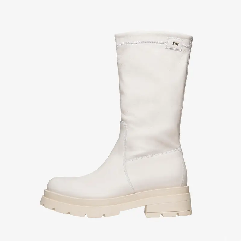 NeroGiardini Outlet Stivali Donna in Pelle - Bianco