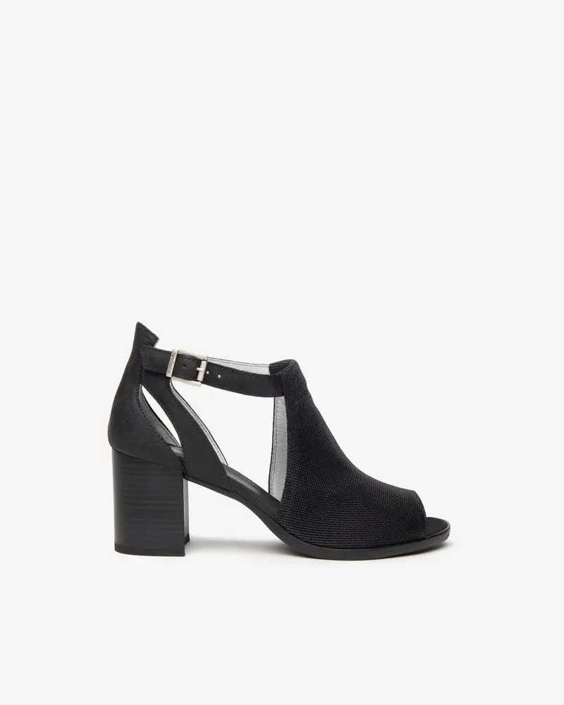 NeroGiardini Outlet Tronchetti Donna in Pelle - Nero