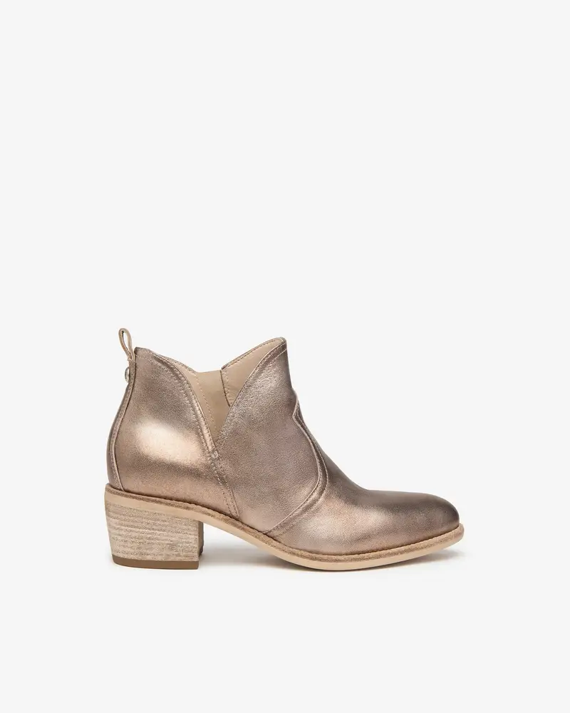 NeroGiardini Outlet Tronchetti Donna in Pelle - Oro